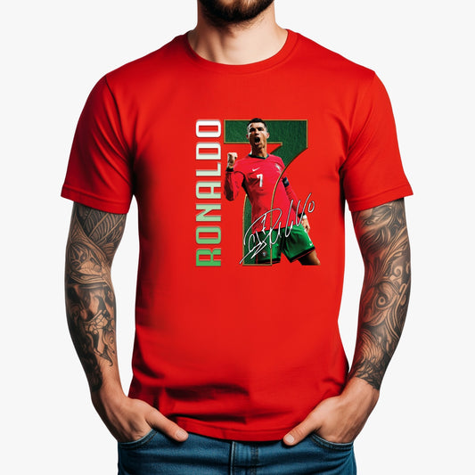 Portugal Ronaldo #7 Adult Unisex T-Shirt