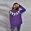 Women's Halloween Ghost retro wave point long sleeve knitted sweater