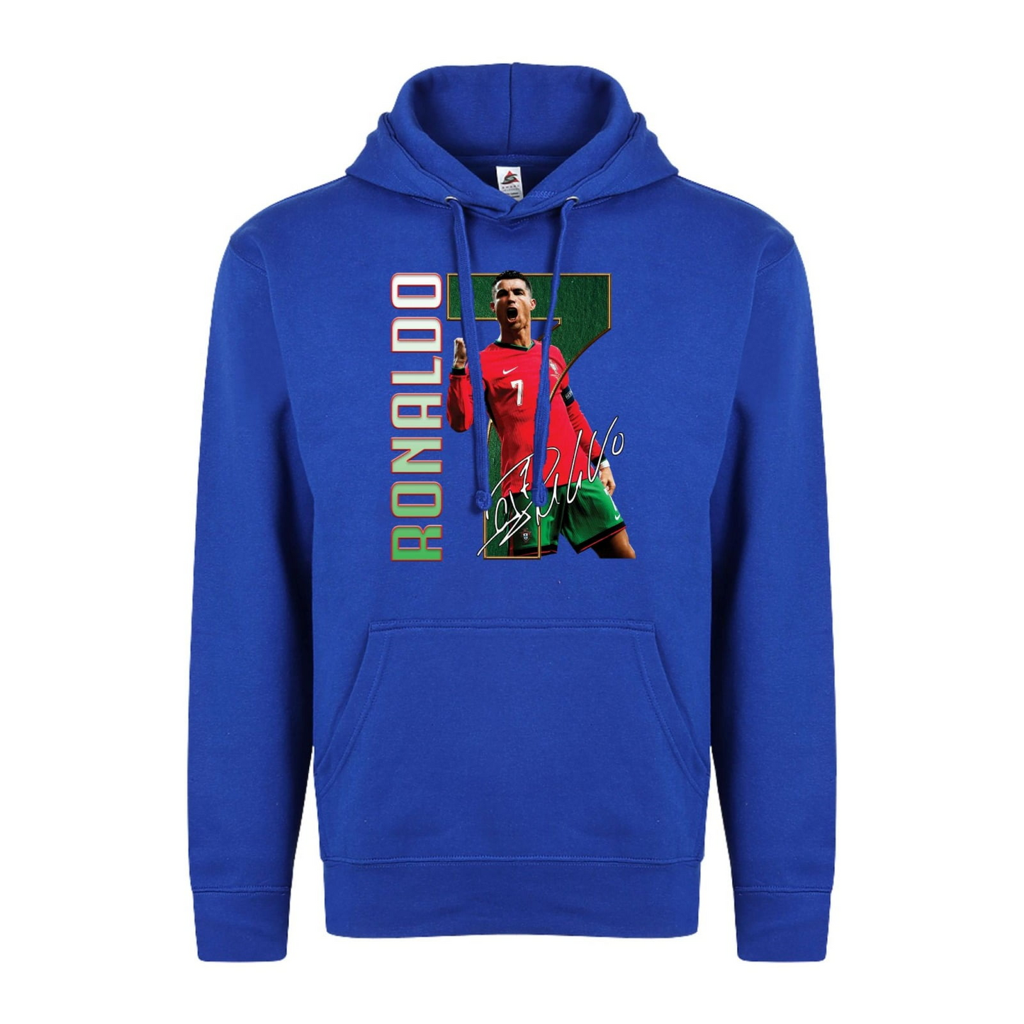 Ronaldo #7 Portugal Icon Hoodie, Unisex Pullover Sweatshirt
