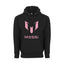 Adult  Unisex Messi Comfort Hoodies - Black/Pink