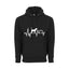 Dog Heart Beat Unisex Adult Comfort Hoodie