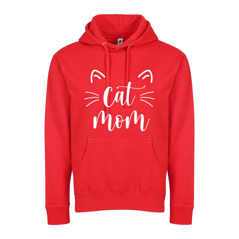 Cat Mom Adult Unisex Comfort Hoodie