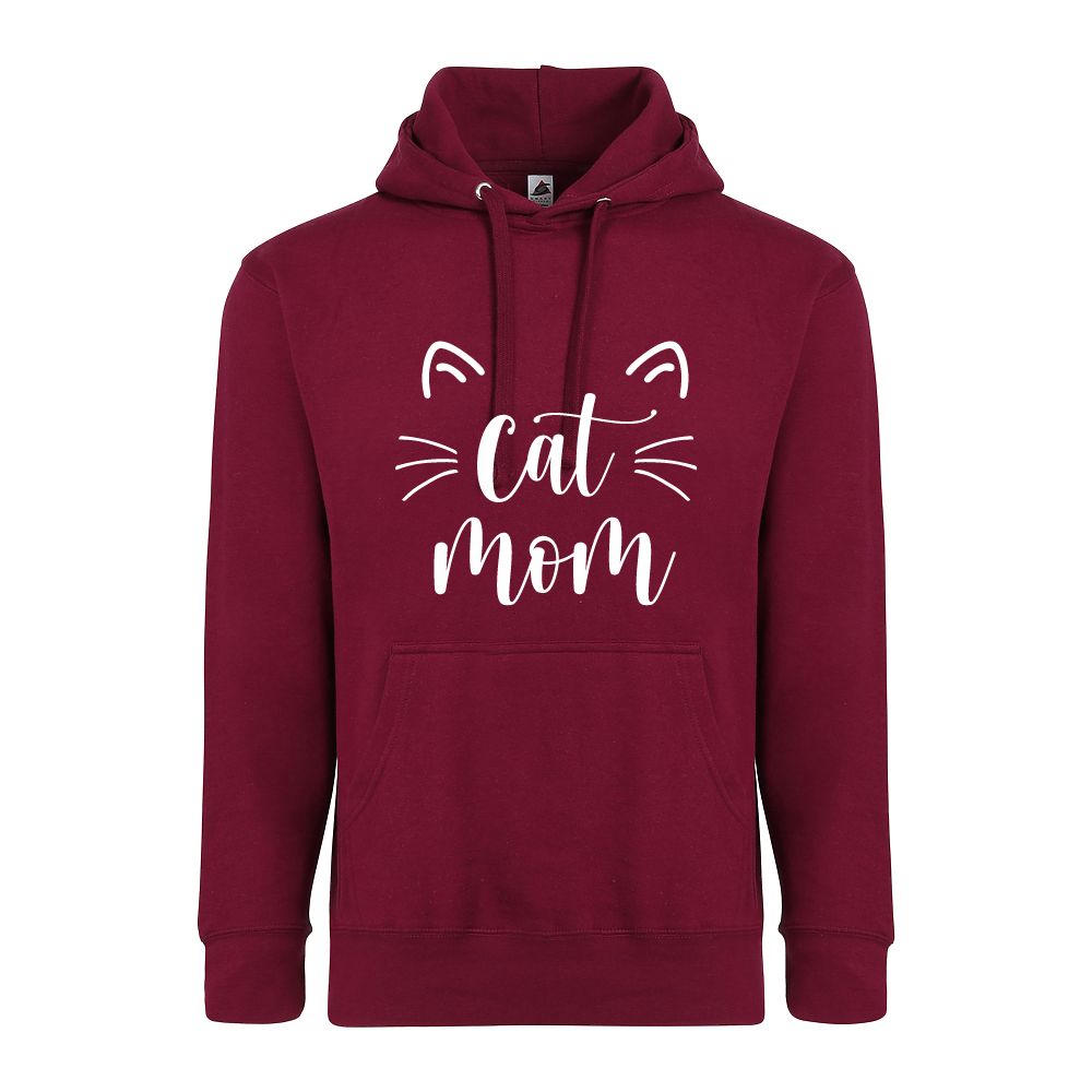 Cat Mom Adult Unisex Comfort Hoodie