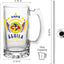 Club America 16 oz Beer Glass Mug – Papá Chingón Design – Águila de Corazón, Siempre Campeón – Soccer Gift