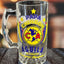 Club America 16 oz Beer Glass Mug – Papá Chingón Design – Águila de Corazón, Siempre Campeón – Soccer Gift