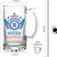 Cruz Azul 16 oz Beer Glass Mug – Papá Chingón Design – Celeste de Corazón, Siempre Campeón – Soccer Gift