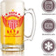 Necaxa 16 oz Beer Glass Mug – Papá Chingón Design – Rayo de Corazón, Siempre Campeón – Soccer Gift