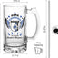 Querétaro FC 16 oz Beer Glass Mug – Papá Chingón Design – Gallo de Corazón, Siempre Campeón – Soccer Gift