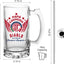 Toluca FC 16 oz Beer Glass Mug – Papá Chingón Design – Diablo de Corazón, Siempre Campeón – Soccer Gift