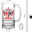 Atlas FC 16 oz Beer Glass Mug – Papá Chingón Design – Rojinegro de Corazón, Siempre Campeón – Soccer Gift