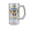 Tigres UANL 16 oz Beer Glass Mug – Papá Chingón Design – Felino de Corazón, Siempre Campeón – Soccer Gift