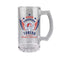 Atlético de San Luis 16 oz Beer Glass Mug – Papá Chingón Design – Tunero de Corazón, Siempre Campeón – Soccer Gift