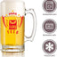 Tecos UAG 16 oz Beer Glass Mug – Papá Chingón Design – Teco de Corazón, Siempre Campeón – Soccer Gift