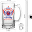 Veracruz 16 oz Beer Glass Mug – Papá Chingón Design – Tiburón de Corazón, Siempre Campeón – Soccer Gift