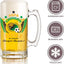 Jaguares de Chiapas 16 oz Beer Glass Mug – Papá Chingón Design – Jaguar de Corazón, Siempre Campeón – Soccer Gift