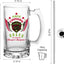 Juárez FC 16 oz Beer Glass Mug – Papá Chingón Design – Bravo de Corazón, Siempre Campeón – Soccer Gift
