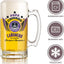 Mazatlán FC 16 oz Beer Glass Mug – Papá Chingón Design – Cañonero de Corazón, Siempre Campeón – Soccer Gift