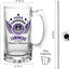 Mazatlán FC 16 oz Beer Glass Mug – Papá Chingón Design – Cañonero de Corazón, Siempre Campeón – Soccer Gift