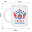 Chivas Soccer Fan Coffee Mug – Papá Chingón Design – Chivas de Corazón, Siempre Campeón – 11 oz White Ceramic Cup – Rebaño Sagrado Gift