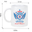 Cruz Azul Soccer Fan Coffee Mug – Cruz Azul Papá Chingón Design – Celeste de Corazón, Siempre Campeón – 11 oz White Ceramic Cup