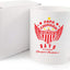 Necaxa Soccer Fan Coffee Mug – Papá Chingón Design – Rayo de Corazón, Siempre Campeón – 11 oz White Ceramic Cup