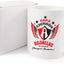Atlas Soccer Fan Coffee Mug – Papá Chingón Design – Rojinegro de Corazón, Siempre Campeón – 11 oz White Ceramic Cup