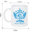 Puebla Soccer Fan Coffee Mug – Papá Chingón Design – La Franja de Corazón, Siempre Campeón – 11 oz White Ceramic Cup