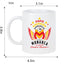 Morelia Soccer Fan Coffee Mug – Papá Chingón Design – Monarca de Corazón, Siempre Campeón – 11 oz White Ceramic Cup