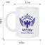 Monterrey Soccer Fan Coffee Mug – Papá Chingón Design – Rayado de Corazón, Siempre Campeón – 11 oz White Ceramic Cup