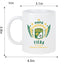 León Soccer Fan Coffee Mug – Papá Chingón Design – Fiera de Corazón, Siempre Campeón – 11 oz White Ceramic Cup