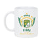 León Soccer Fan Coffee Mug – Papá Chingón Design – Fiera de Corazón, Siempre Campeón – 11 oz White Ceramic Cup