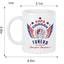 Atlético San Luis Soccer Fan Coffee Mug – Papá Chingón Design – Tunero de Corazón, Siempre Campeón – 11 oz White Ceramic Cup