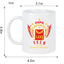 Tecos Soccer Fan Coffee Mug – Papá Chingón Design – Teco de Corazón, Siempre Campeón – 11 oz White Ceramic Cup