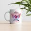 Veracruz Soccer Fan Coffee Mug – Papá Chingón Design – Tiburón de Corazón, Siempre Campeón – 11 oz White Ceramic Cup