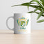 León Soccer Fan Coffee Mug – Papá Chingón Design – Fiera de Corazón, Siempre Campeón – 11 oz White Ceramic Cup