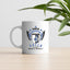 Querétaro Soccer Fan Coffee Mug – Papá Chingón Design – Gallo de Corazón, Siempre Campeón – 11 oz White Ceramic Cup