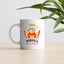 Tecos Soccer Fan Coffee Mug – Papá Chingón Design – Teco de Corazón, Siempre Campeón – 11 oz White Ceramic Cup