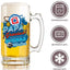 Cruz Azul 16 oz Beer Glass Mug – “Regalo para Papá” – Soccer Gift for Dad – Birthday or Father’s Day Present – Fútbol Fan Mug