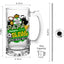 Santos 16 oz Beer Glass Mug – Soccer Gift for Dad – Father’s Day or Birthday Present – Fútbol Fan Mug