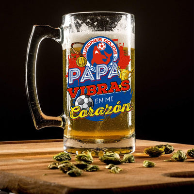 Veracruz 16 oz Beer Glass Mug – Soccer Gift for Dad – Father’s Day or Birthday Present – Fútbol Fan Mug