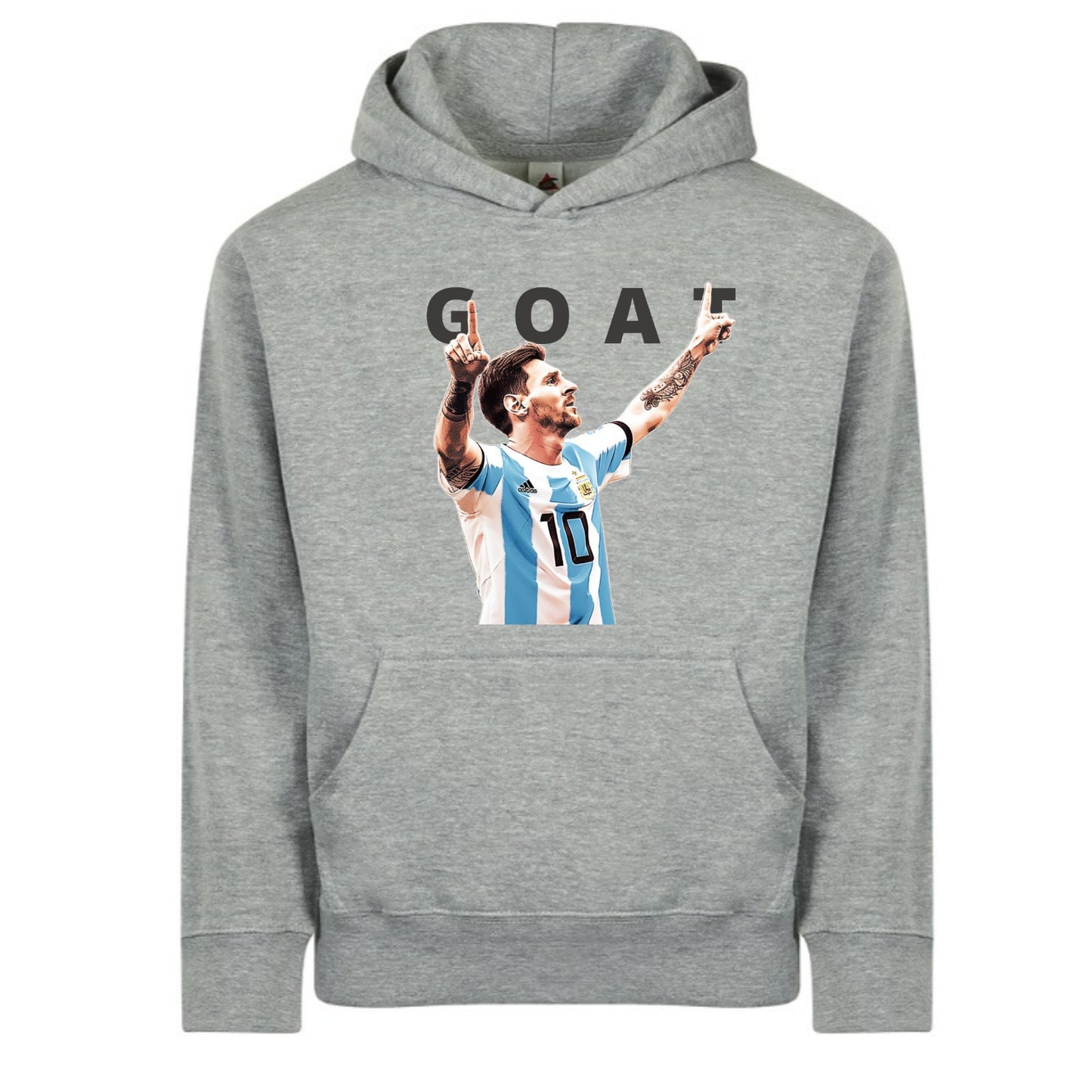 Kids/Youth Messi #10 "GOAT" Pullover Hoodie
