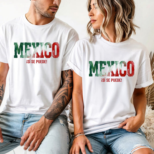 Mexico Si Se Puede T-Shirt – Unisex Adult Soccer Fan Tee