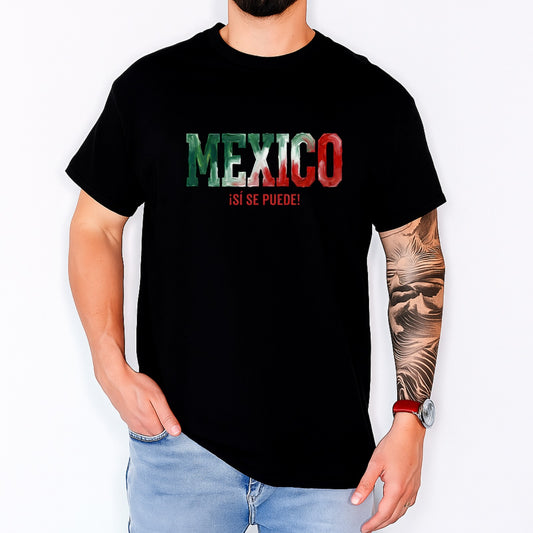 Mexico Si Se Puede T-Shirt – Unisex Adult Soccer Fan Tee
