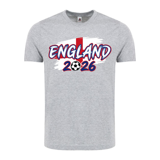 England T-Shirt England Flag Adult Unisex Soccer Fan Tee WC 2026