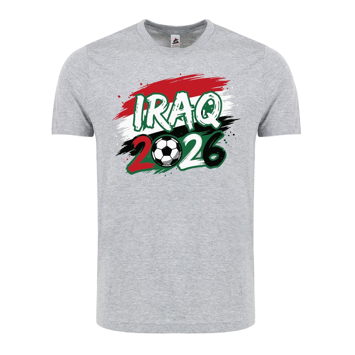 Iraq T-Shirt Iraq Flag Adult Unisex Soccer Fan Tee WC 2026