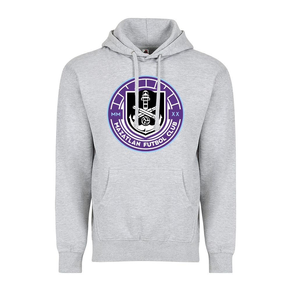 Soccer Adult Pullover Hoodie, Heather Grey, 80/20 Fleece, Men's Fan Apparel