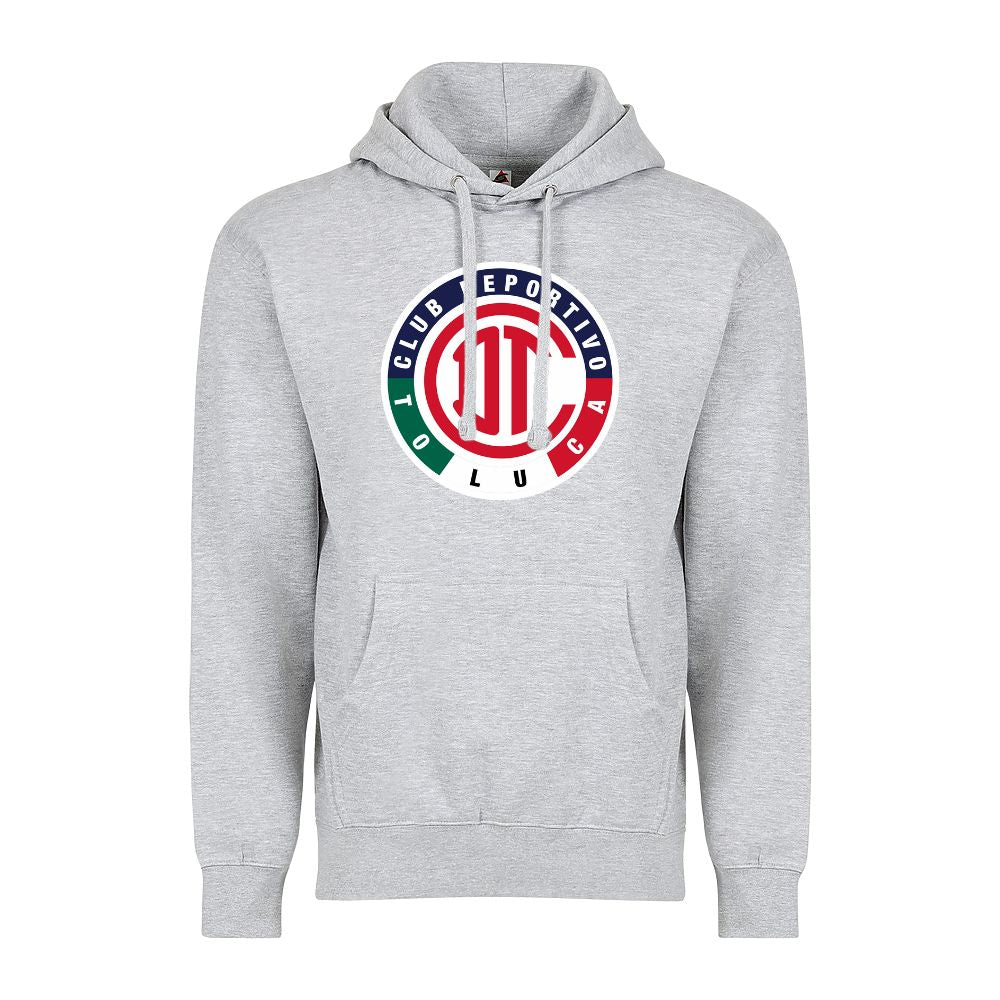 Soccer Adult Pullover Hoodie, Heather Grey, 80/20 Fleece, Men's Fan Apparel