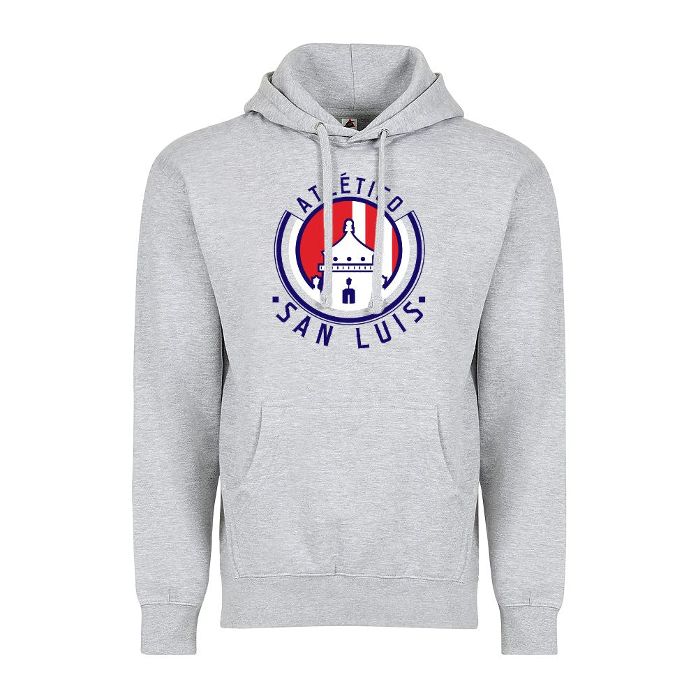 Soccer Adult Pullover Hoodie, Heather Grey, 80/20 Fleece, Men's Fan Apparel