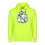 Soccer Adult Pullover Hoodie, Safety Green Color , 80/20 Fleece, Men's Fan Apparel