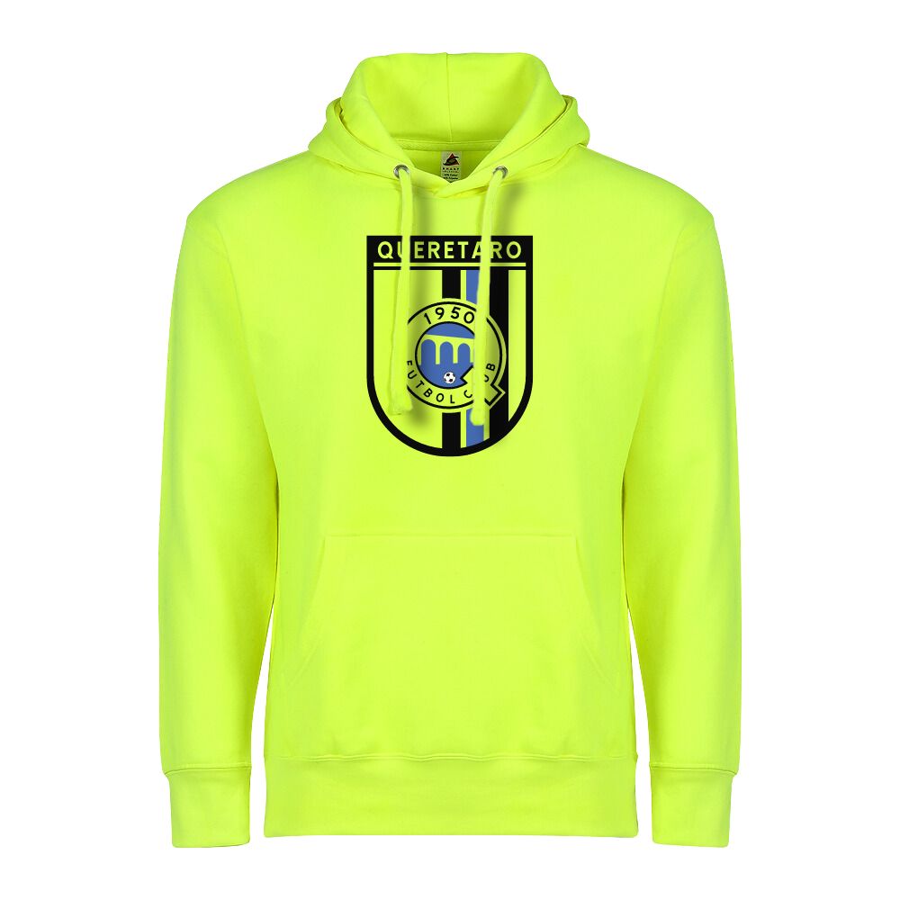 Soccer Adult Pullover Hoodie, Safety Green Color , 80/20 Fleece, Men's Fan Apparel